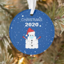 Search for funny snowman christmas tree decorations Covid