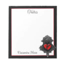 Search for goth notepads Heart