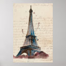 Search for destinations posters Eiffel tower