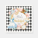 Search for tea party napkins Mad hatter