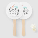 Search for baby shower hand fans Typography