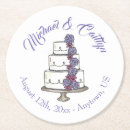 Search for floral wedding coasters Purple