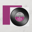 Search for label pink invitations Retro