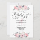 Search for pink floral wedding invitations Calligraphy