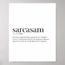 Search for sarcasm posters Typography