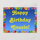Search for male cousin birthday cards Blue