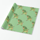 Search for parakeet wrapping paper Green