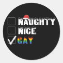 Search for be nice stickers Santa