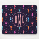 Search for seahorse pattern mousepads Seashore