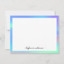 Search for blue green note cards White