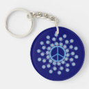 Search for flower symbolism key rings Blue