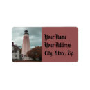Search for historical return address labels Lighthouse