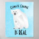 Search for climate change posters Polar bear