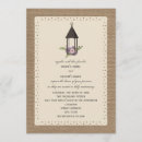 Search for burlap and purple wedding invitations Floral