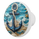 Search for navy blue knobs and pulls Beach house