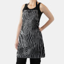 Search for zebra stripe aprons Striped