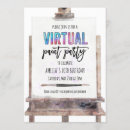 Search for paint party invitations Bright