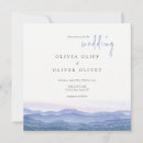 Search for purple mountain invitations Watercolor