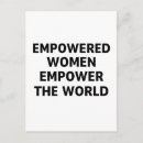 Search for empowering women postcards Equality