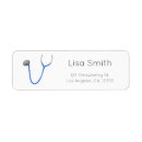 Search for stethoscope return address labels Physician