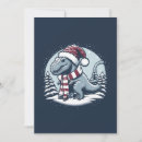 Search for dinosaur christmas cards Santa claus