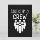 Search for crew invitations Groom