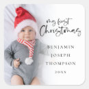 Search for baby keepsake stickers Baby first christmas