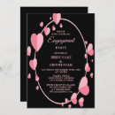 Search for hearts engagement party invitations Elegant