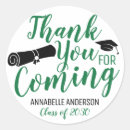 Search for green graduation party stickers University