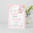 Search for pattern 1st birthday invitations Whimsical dreamy script calligraphy
