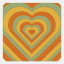 Search for retro hearts stickers Groovy