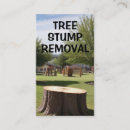 Search for tree removal business cards Stump grinding