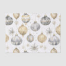Search for christmas ornament tissue paper Gold