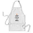 Search for keep calm and bbq on aprons Barbeque