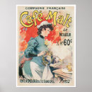Search for vintage coffee ads posters Cafe