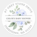 Search for chic baby shower stickers Sage green