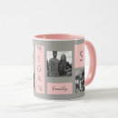 Search for monogrammed template mugs Pink