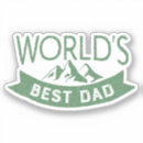 Search for worlds best dad stickers Vintage