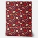 Search for red floral pattern art Leaf