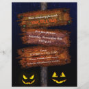 Search for halloween costume party flyers Scary
