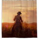Search for vintage western shower curtains Texas
