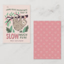 Search for sloth valentines day cards Classroom