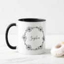 Search for glamorous mugs Black and white