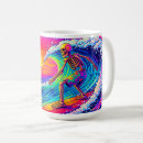 Search for neon colors coffee mugs Colorful