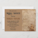 Search for map bridal shower invitations Vintage