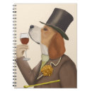 Search for wine notebooks Dog with wine