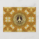 Search for hippie symbols postcards Bohemian