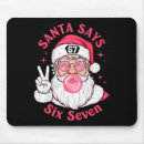 Search for santa claus mousepads Xmas