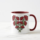 Search for art nouveau mugs Red
