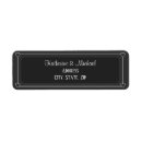 Search for charcoal grey return address labels Classic